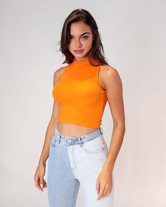 gola alta laranja